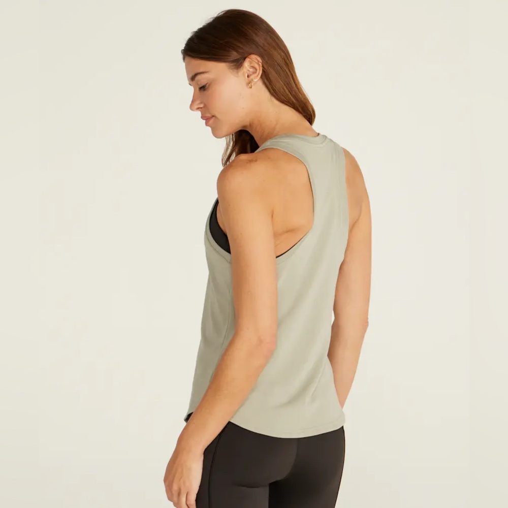 Women BYLT Drift Racerback Tank Size S Green NWT - Picture 2 of 6